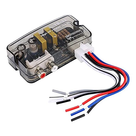 Conversor de alto para baixo, conversor de cabo de alto-falante RCA, conversor de áudio, conversor de áudio de alta frequência para baixa frequência Td-22 com atraso de alto para baixo para