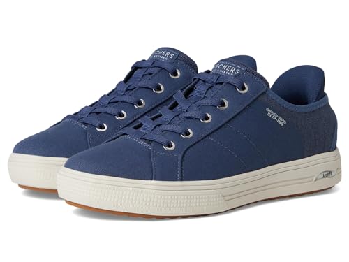 Skechers Women's Arch FIT Arcade-Forever Cozy Hands Free Slip-Ins Sneaker, Navy, 5