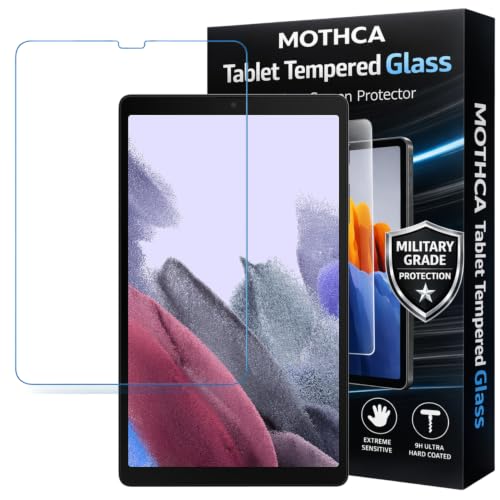 Image of Mothca Premium Tab Tempered Glass For Galaxy Tab A7 Lite (8.7 Inch) (2021) (SM-T220 /SM-T225) / Realme Pad Mini 8.7 inch With Installation kit (Pack of 1)