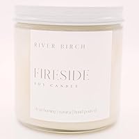 Vista 22 de River Birch Candles - Vela perfumada de almendra + miel, velas de soja de alta calidad, totalmente naturales, no tóxicas, 8.5 onzas, 40 horas