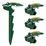 Anchor Stakes For Beach Towels and Blankets - 4 Innovative Pegs That Will Keep Your Towel In Place, Flat and Tight. Heavy Duty Clips With Strong Clamps. Perfect For Sand. Summer Gift Under 15 Dollars