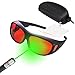 Produktbild JILERWEAR Professionelle 180nm-540nm OD 6+ Violett/Blau/Grün Laserschutzbrille für 405nm, 445nm, 450nm,473nm, 532nm Laser Leichtgewicht ,Laserschutzbrillen für die Gesundheit der Augen