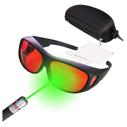 Professionella 180 nm-540 nm OD 6+ lila/blå/grön laserskyddsglasögon för 405 nm, 445 nm, 450 nm, 473 nm, 532 nm laser lätt, för ögonens hälsa, JI-D100, röd, M