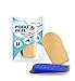 Produktbild FabaCare Premium Schuheinlage Podo Heel aus Echtleder und Gelschicht, Fersenpolster, Fersenkissen, Fersenkeil, Herren 2 cm