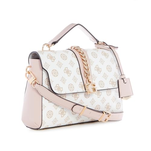 Image of GUESS Women's Printed Satchel Bag| Ladies Purse Handbags | Gift For Ladies