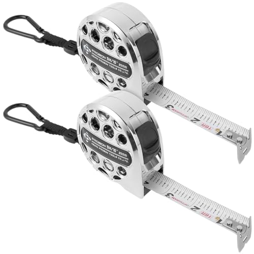 2 Cintas Métricas Retráctiles 5M Acero Inoxidable