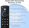 Control Remoto de Repuesto para Firestick, Compatible con Fire Smart TV Stick Lite/Stick 4K/Smart TV 3ra Gen/TV Cube (2da Gen/1ra Gen/3ra Gen)/TVs Stick (2da Gen/3ra Gen) con Voz 3
