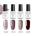 ROSALIND 4pcs Esmaltes Semipermanentes de Uñas en Gel UV LED, Kit de...