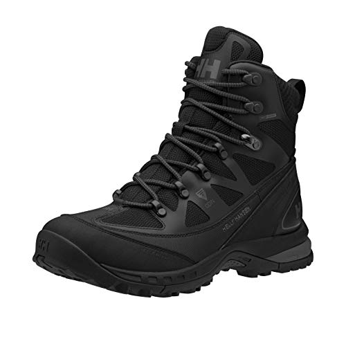Helly-Hansen Mens Odin Primaloft High Top Waterproof Hiking Boot, 990 Black/Charcoal/Gunmetal, 12
