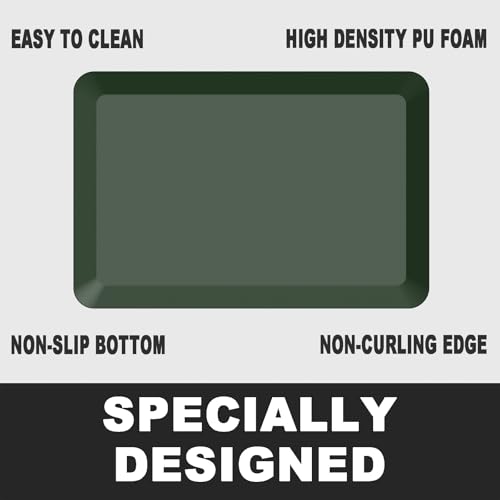 Healeg 2039A 1 Inch Extra Thick Anti Fatigue Floor Mat,Kitchen Mat, Standing Desk Mat – Comfort At Home, Office, Garage - Advanced Pu Foam thumb #2