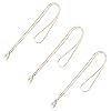 3-pack brillen Chain Gold Spectacles Sunglass Holder String Glasses Cords for Women (76CM)