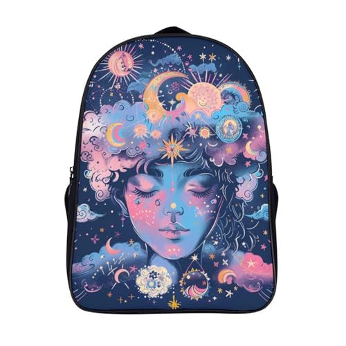 Mochilas escolares sun and moon con relieve 3d para niños que necesitan espacio y comodidad