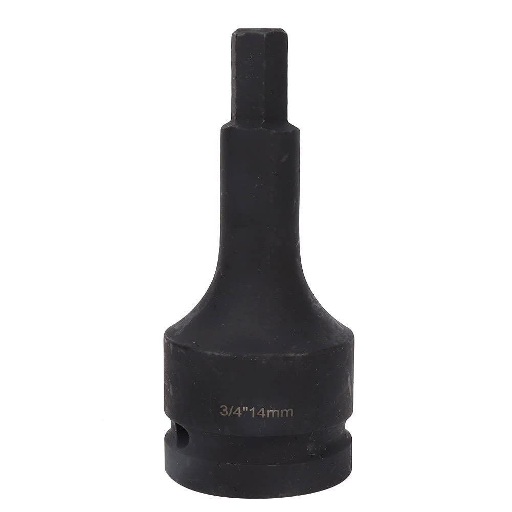 Embout impact 3/4 pouce HEX H14 biseauté douille tournevis chrome molybdène