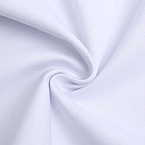 Tecido bordado 100% algodão, 76 x 152 cm, branco - perfeito para ...