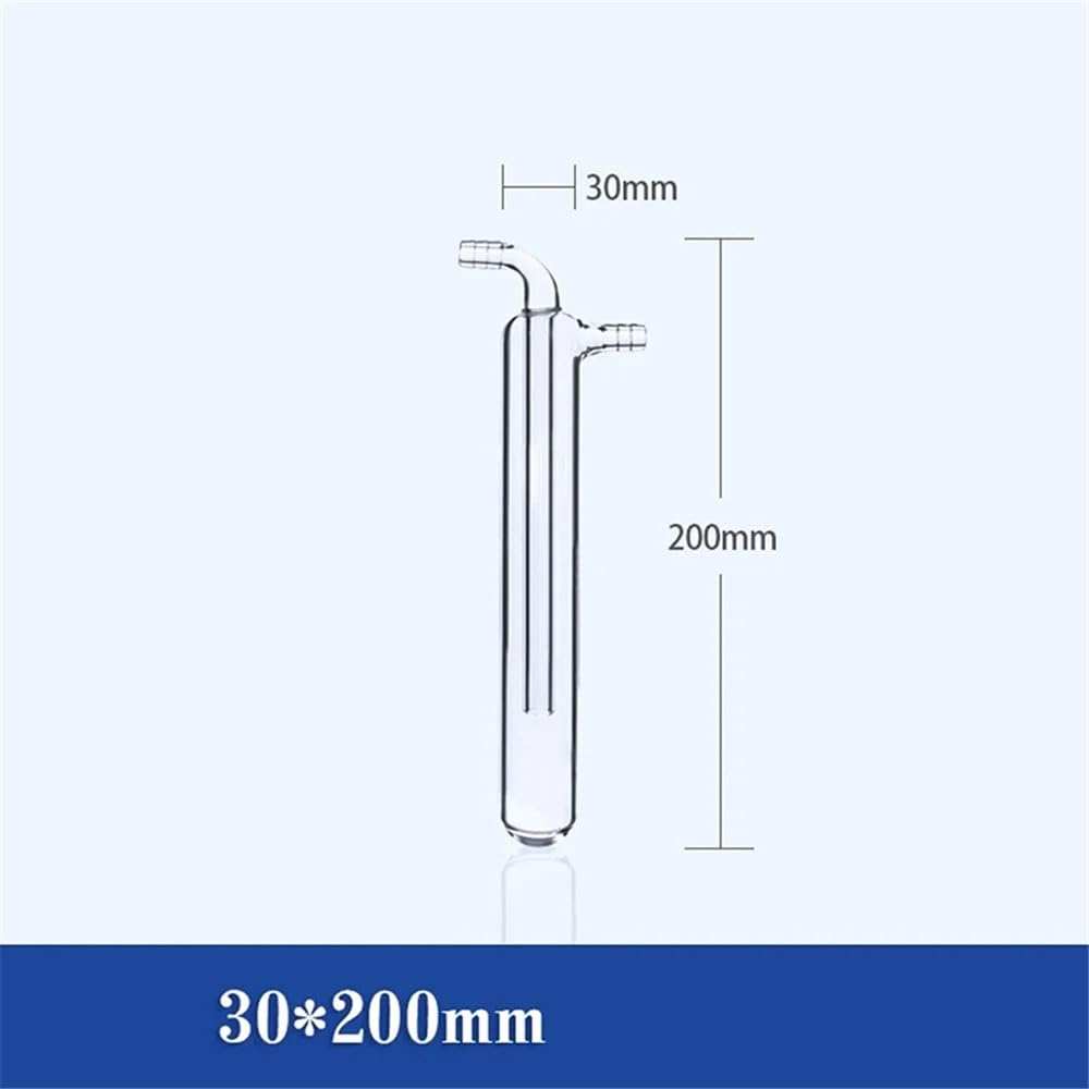 Sprzęt do przyrządów laboratoryjnych 15 x 100-50 x 350 mm szklany kulisty lub prosty zimny pułapka laboratoryjny eksperyment ze szkła (30 x 200 mm proste)