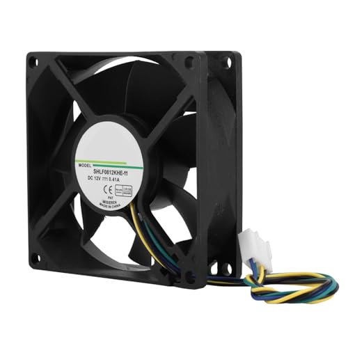 Yanmis Enfriador de Ventilador de Refrigeración de Chasis de Alto Rendimiento de 12 V - Ventilador DC12 V de Fácil Instalación para Disipación de Calor - Adecuado para Aplicaciones de Servidor -