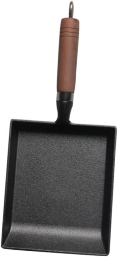 Nonstick Frying Pan Thickened Black Kitchen Gadget for Easy Flipping of Omelets and Pancakes Fire Stove Use Only Cooking Tool for Home Chefs