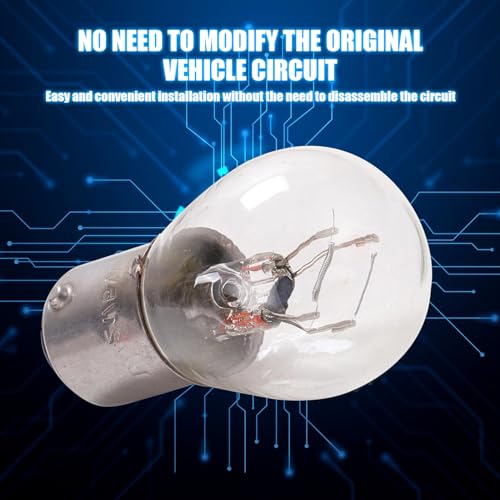 ZBGUN 10 PCS 1016 Car Turn Signal Light Bulb Replacements, 12V Waterproof Vehicle Brake Light Accessories, Universal Durable Super Bright Automotive Marker Bulbs for Truck SUV Car (Transparent)