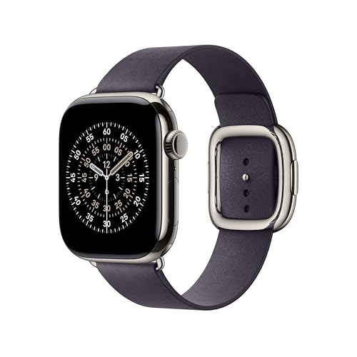 Image of Apple Watch Band - Modern Buckle - 42mm - Midnight Purple - Medium