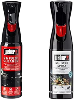 Weber Q and Pulse BBQ Cleaner Spray | Biodegradable Cleaner | Weber Barbecue Accessories | Designed for Weber Q and Pulse Barbecue Grills - 300ml (17874)