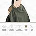 MOZAH 100% Organic Cotton Muslin Nursing Cover for Baby Breastfeeding, Breathable 100% Cotton Breastfeeding Cover with Rigid Hoop for Mother Nursing Apron, Multi-use Carseat Canopy (Roman Green)