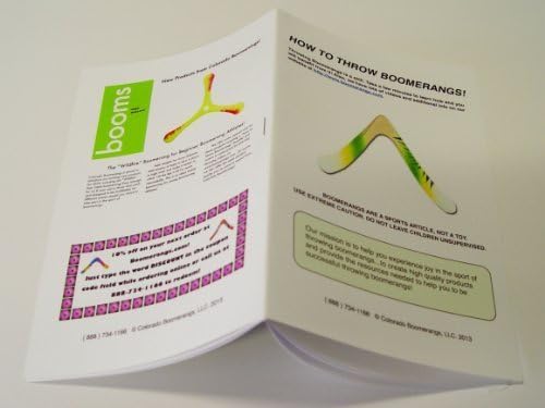 Glacier Wooden Boomerang - for Throwers 13-80! Great Returning Boomerangs image 3