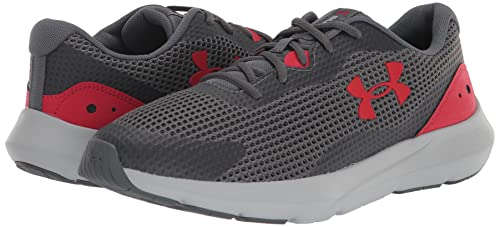Under Armour Men's Surge 3 Road Running Shoe, Pitch Gray (106)/Red, 12.5 #TOP7