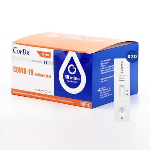 Image of CorDx TyFast COVID-19 Rapid Antigen Test Kit, 10-Min Results, 20 Tests