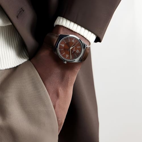 Image of Carlington Aristocrat Series Analog Watches for Men with Premium Leather Strap - CT 1072
