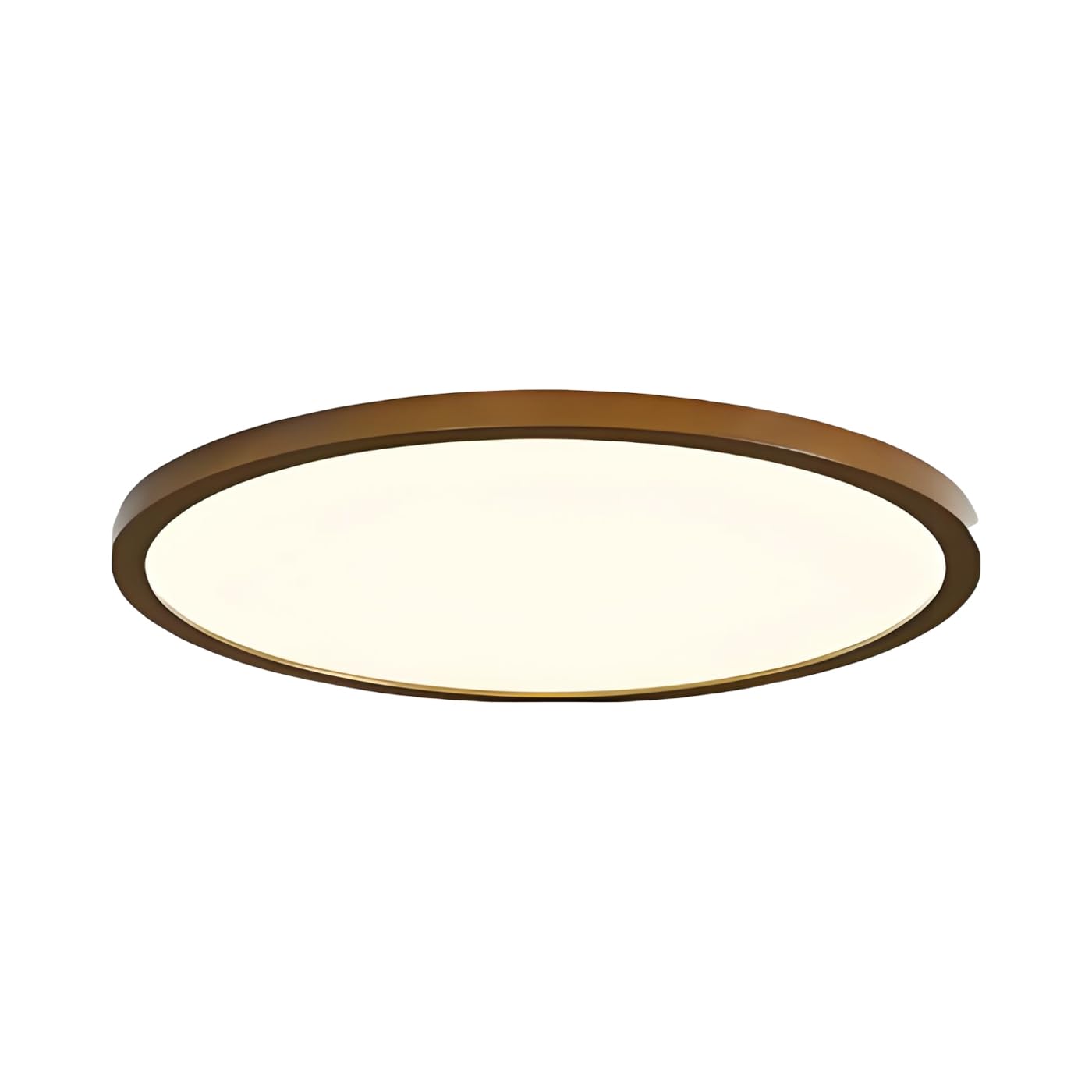 YNVIOZM Modern Round Flush Mount LED Ceiling Light Dimmable with Remote Control Mid-Century Ultra-Thin Close to The Ceiling Lighting Fixtures for Laundry Room Kitchen Hallway Bathroom