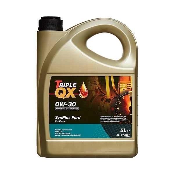 Triple QX SynPlus Car Engine Oil 5 Litre 0W30 C2 Fully Synthetic Triple QX TQX