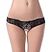 Produktbild DISSA 2er Pack G5012 Schwarz Damen Sexy String Panties Tangas,3XL(46-48)