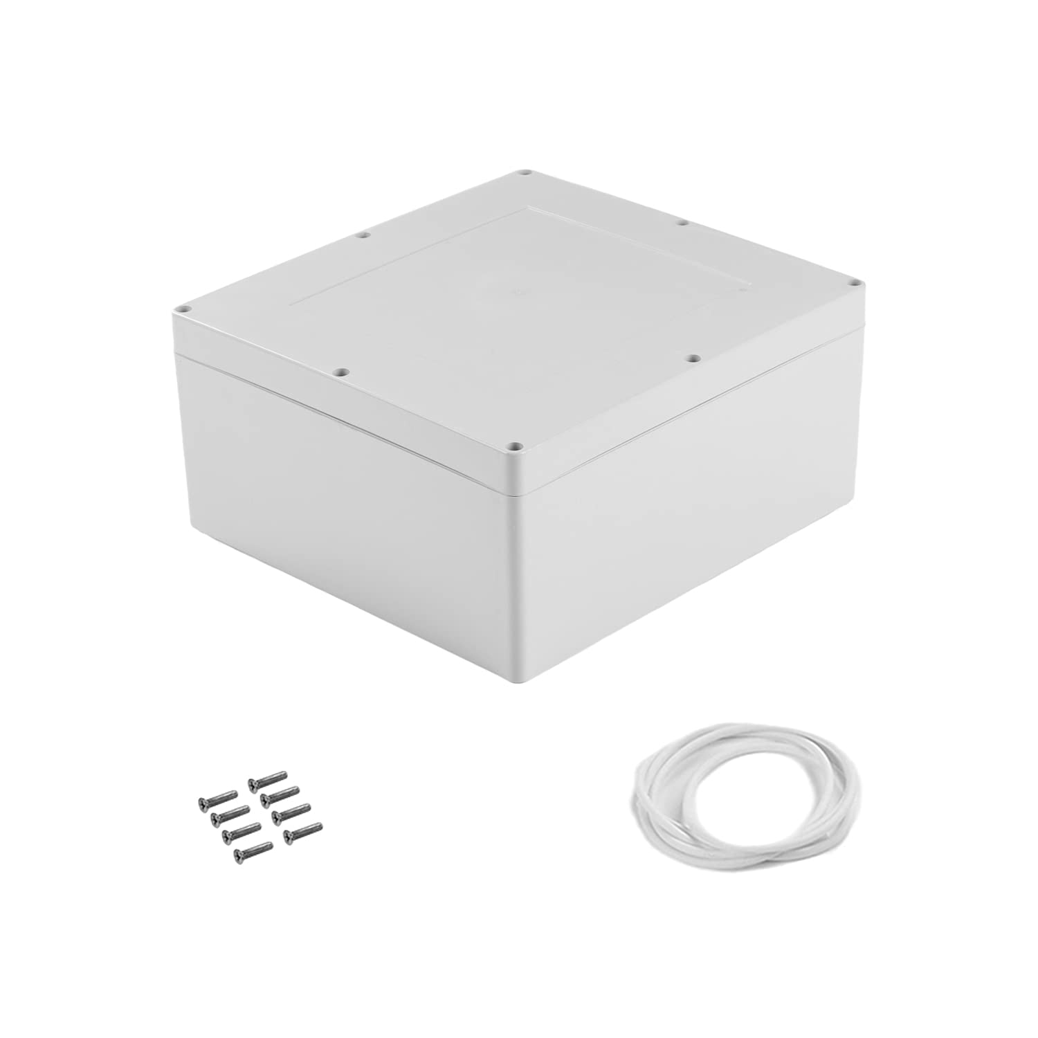 Heyiarbeit ABS Plastic Electrical Box Dustproof Waterproof IP67 Junction Box Universal Electrical Project Enclosure Box, 12.6" x 9.45" x 4.33"