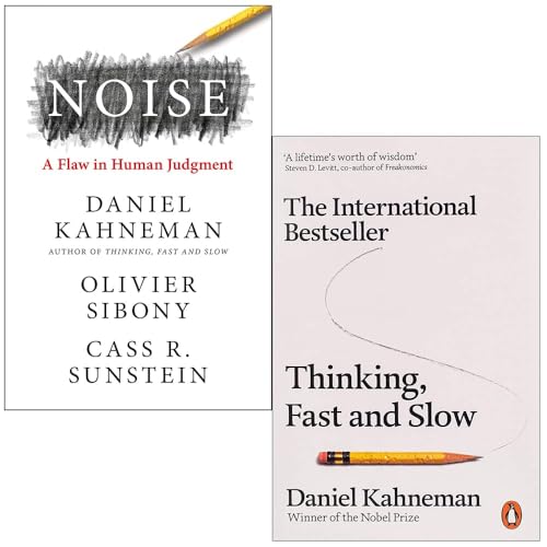 Daniel Kahneman 2 Books Collection Set (Noise & Thinking, Fast and Slow)