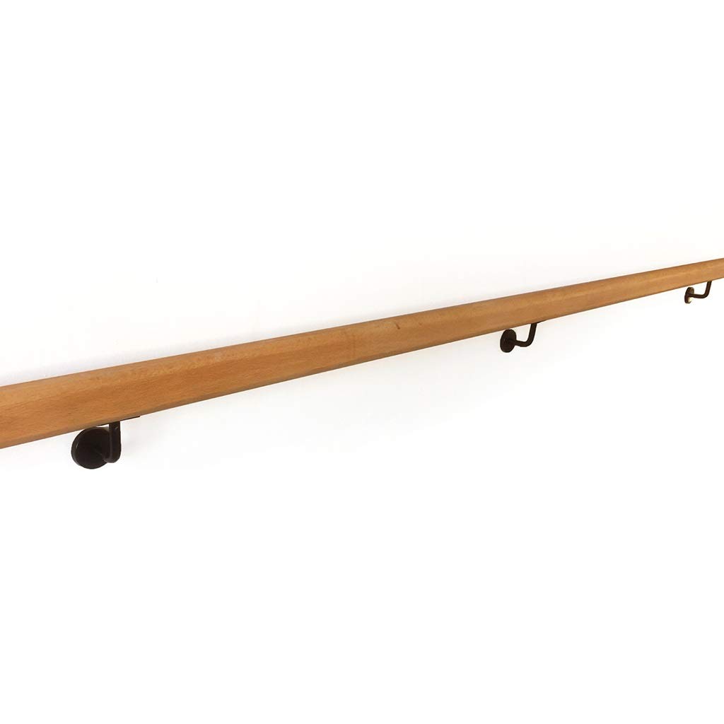 Rampe d'escalier antidérapante en pin pour sécuriser le couloir de jardin d'enfants LUNEZY