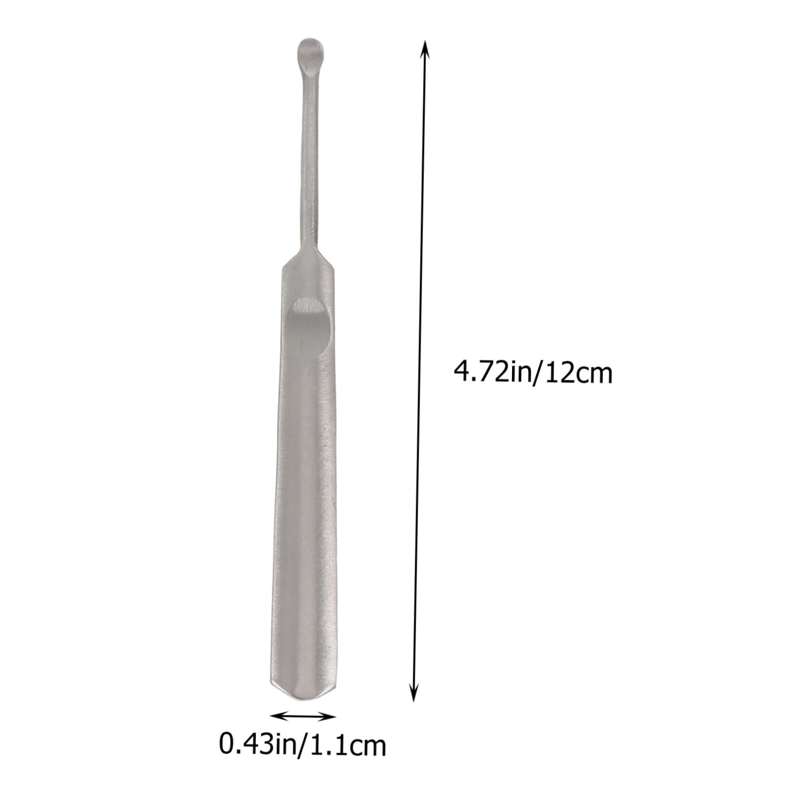 Healeved 5pcs Stainless Steel Dead Skin Forks Nail Art Supplies Manicure Pedicure Tools Simple Design Easy to Cle