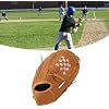Baseball Glove, Ergonomic PU Leather Baseball Mitts Softness, Adult Ball Glove Baseball, Professional Baseball Fielding Glove Softball Mitts for Youth Adult