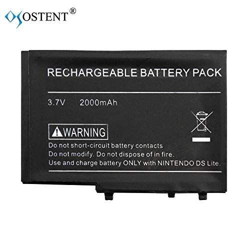 Ostent 2000Mah 3.7V Rechargeable Lithium-Ion Battery + Tool Pack Kit For Nintendo Dsl Nds Lite #TOP1