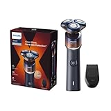 Philips 5000X Series Wet and Dry Electric Shaver with Skin Protect Technology, Adriatic Chrome/Warm Orange, X5012/05