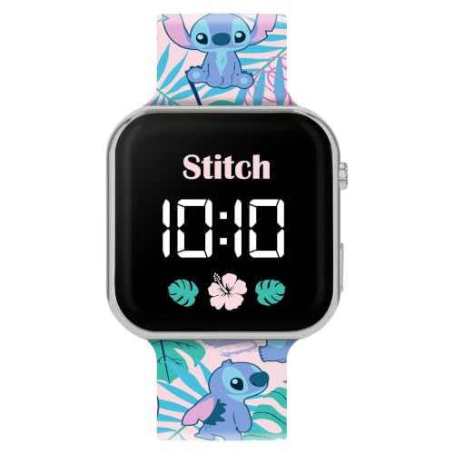 Disney Lilo & Stitch Montre Intelligente Interactive Rose pour Enfants LAS4091