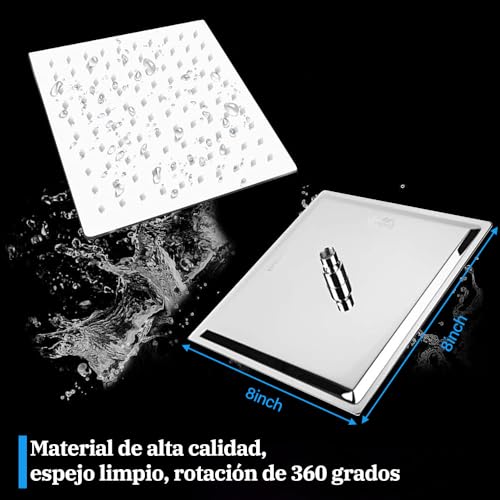 Opiniones de Regadera cuadrada Top 10. 8 Imagen adicional