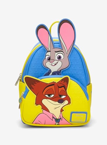 Loungefly Disney Zootopia Nick & Judy Stacked Mini Backpack — BoxLunch Exclusive MULTI NONE