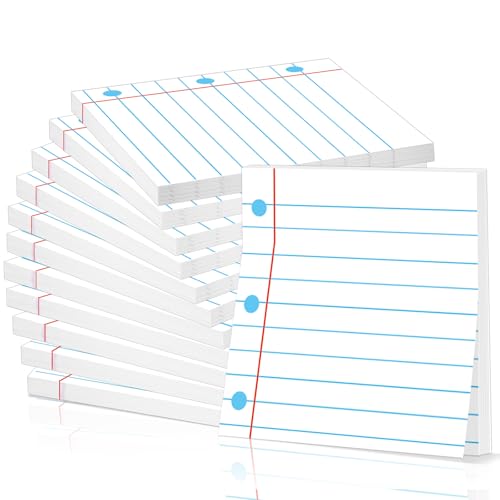 gisgfim 12 Pack Back to School Teacher Themed Sticky Notes Set 600 Sheets
