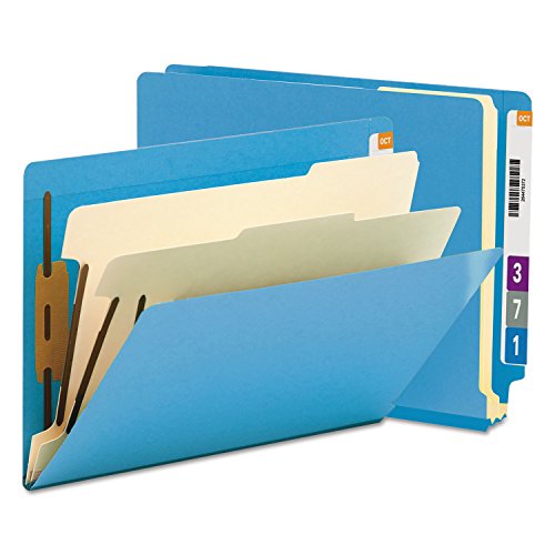 Dossier classification à onglets 6 sections bleu format Letter pour bureau