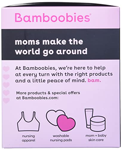 Bamboobies Nursing Pads For Breastfeeding, 60 Count, Disposable Breast Pads For Sensitive Skin, Super-Absorbent Milk Proof Pads, Perfect Baby Shower Gifts #TOP3