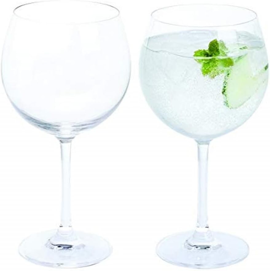 Dartington Crystal WB427/P Wine and Bar, Copa Gin and Tonic, 2 Pack, Crystal, 22 x 11.5 x 21.5 cm