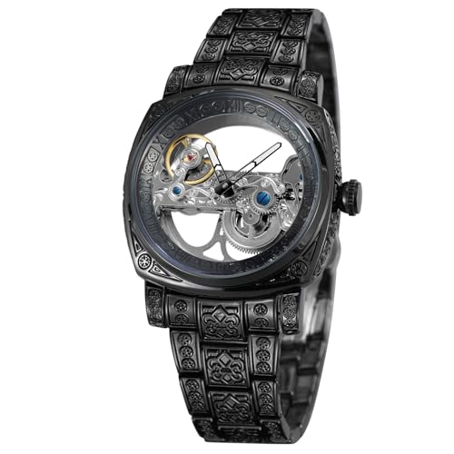Montre squelette homme automatique FORSINING ornée de chiffres romains, le cadeau idéal et chic