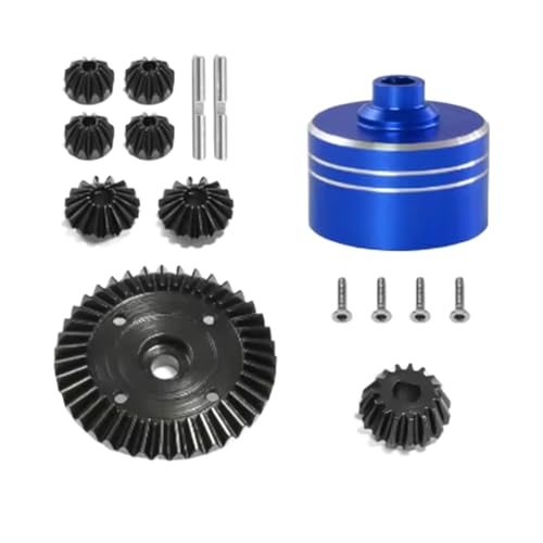 For Tamiya For TT02 For TT02B XV02 1/10 RC �J�[���������P�[�X�ƍ|�����M�A�Z�b�g�A�b�v�O���[�h�p�[�c�A�N�Z�T���[ RC���f���L�b�g�X�y�A�p�[�c(Blue)