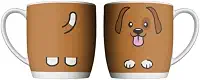 Caneca Porcelana em Design de Cachorro kawaii - 360ml | Caneca porcelana Pet | Caneca Fofa.