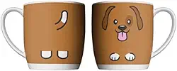 Caneca Porcelana em Design de Cachorro kawaii - 360ml | Caneca porcelana Pet | Caneca Fofa.